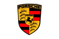 Porsche logo, Trademark registered in 1952 (DE 657728)