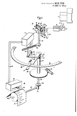 More modern development of the spectroscope, around 1950 (DE852769)