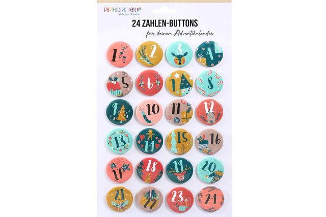 24 number buttons