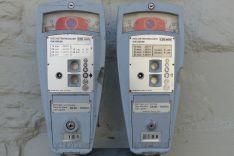 Kienzle parking meters in Switzerland