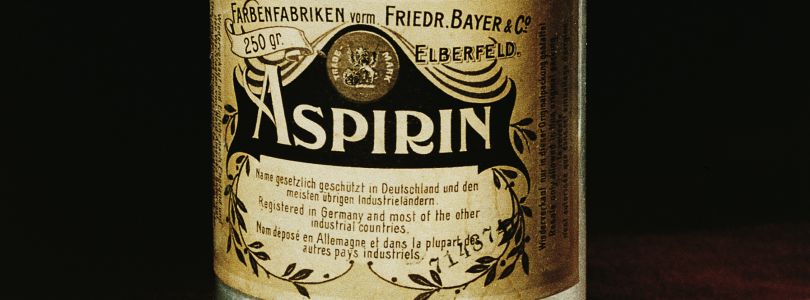 Aspirin bottle, 1899