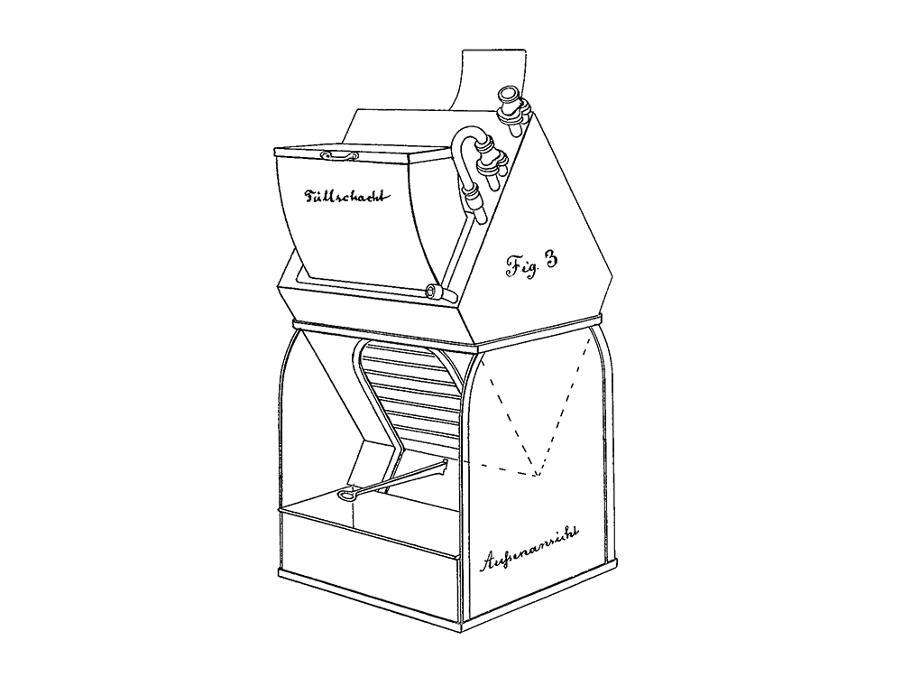 Zeichnung Schlangenrohrkessel