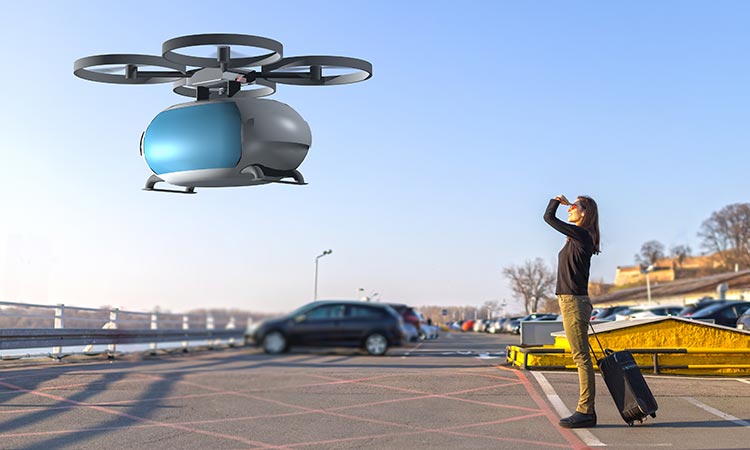 air taxi, Bildnachweis: iStock.com, aerogondo