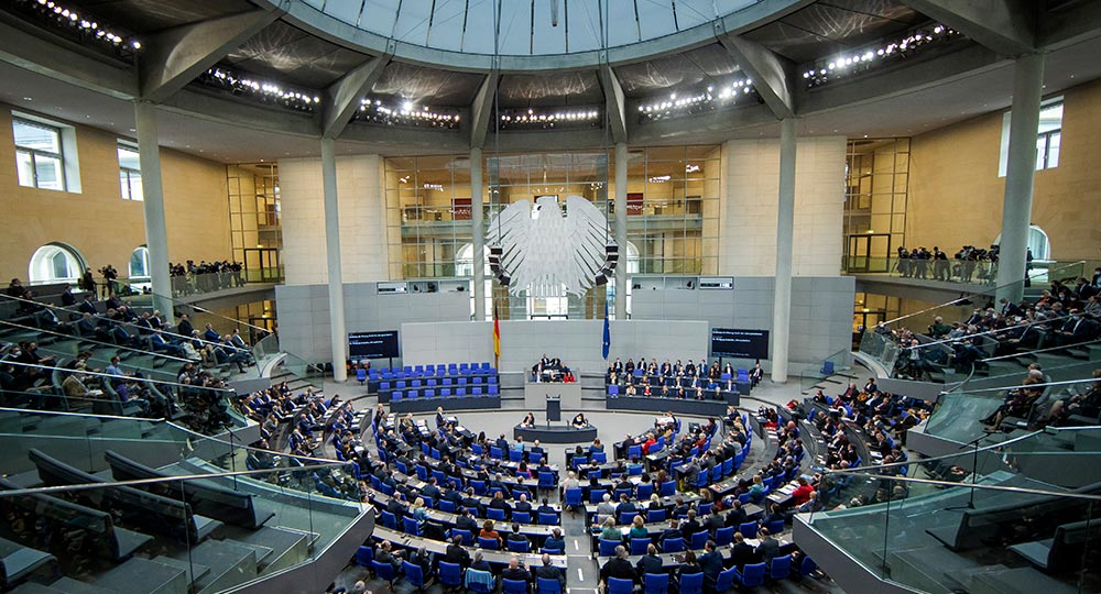 Plenarsaal Deutscher Bundestag, Foto: Janine Schmitz/photothek
