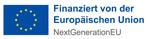 EU-Logo, Finanziert von der Europäischen Union, NextGenerationEU Finanziert von der Europäischen Union, NextGenerationEU