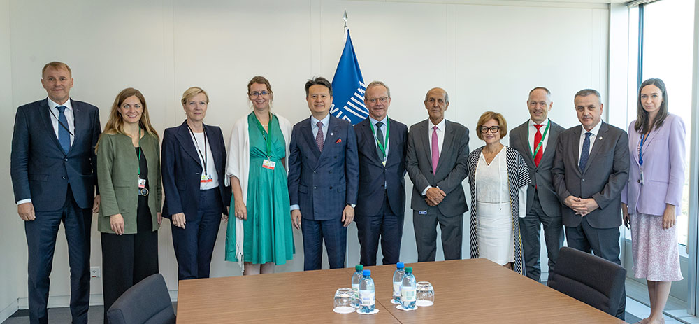 Delegationen in Genf, Bildnachweis: DPMA