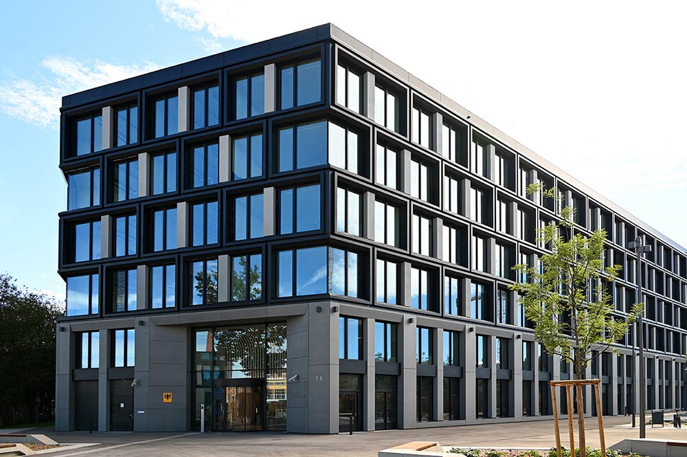 DPMA-Gebäude Außenansicht, Foto: DPMA