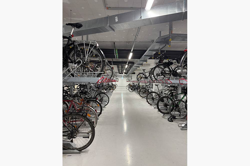 Blick in den Fahrradkeller, Foto: DPMA