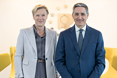 Eva Schewior and Joao Negrao