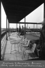 Blick auf die Dachterrasse