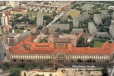 Aerial view of Berlin patent office building 
