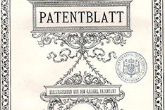 historisches Patentblatt von 1882 mit Verzeichis der Behörden, welche Patentschriften auslegen
