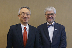 Portrait Ulrich Deffaa und Kunihiko Shimano