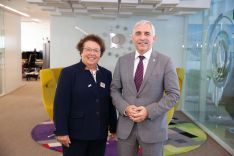 DPMA-Vizepräsidentin Christine Moosbauer und EUIPO-Exekutivdirektor Christian Archambeau