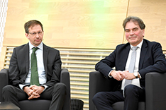 Tobias Pichlmaier und Dieter Laufhütte