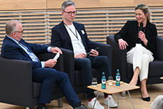 Ulrich Walter, Dr. Stefan Naumann (Zalando SE) und Dr. Hannah Bug (Kanzlei Gleiss Lutz)