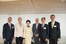 Prof. Peter Meier-Beck, Cornelia Rudloff-Schäffer, Makiko Takabe, Jan Grotheer, Misao Shimizu und Kl