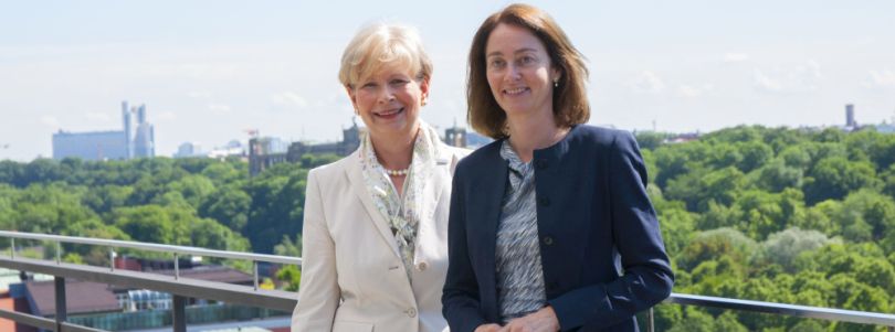 Präsidentin Cornelia Rudloff-Schäffer mit Bundesministerin Dr. Katarina Barley