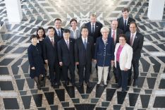 The CNIPA delegation and the DPMA top management team in Munich