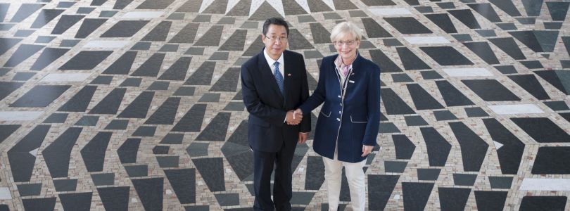 Cornelia Rudloff-Schäffer und Dr. Changyu Shen