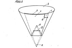 Melitta coffee filter: drawing from patent document DE 653796A (1937)