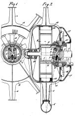 Porsche's "Drive Steering Wheel with Electric Motor" from 1902 (AT19645)