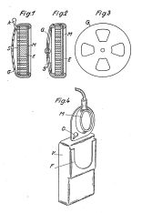 Elektrisches Hörgerät für Schwerhörige von Siemens & Halske, 1938 (DE721670)