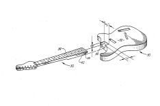 US4803906, ein Patent von Hendrix´ bevorzugtem Gitarrenhersteller Fender