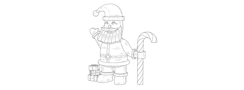 US1083663S, "Inflatable Santa"