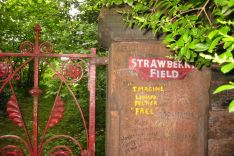 Entrance gate to ‘Strawberry Field’, an orphanage run by the Salvation Army in Liverpool