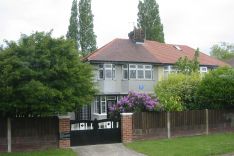 ‘Mendips’, the semi-detached house at 251 Menlove Avenue, Liverpool, where Lennon grew up with his A