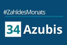 Zahl der Monats - 34 Azubis (grafisch aufbereitet)