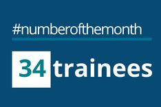 Number of the month - 34 apprentices (graphically prepared)