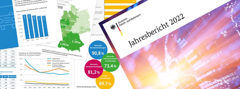 Fotokollage mit Jahresbericht 2022