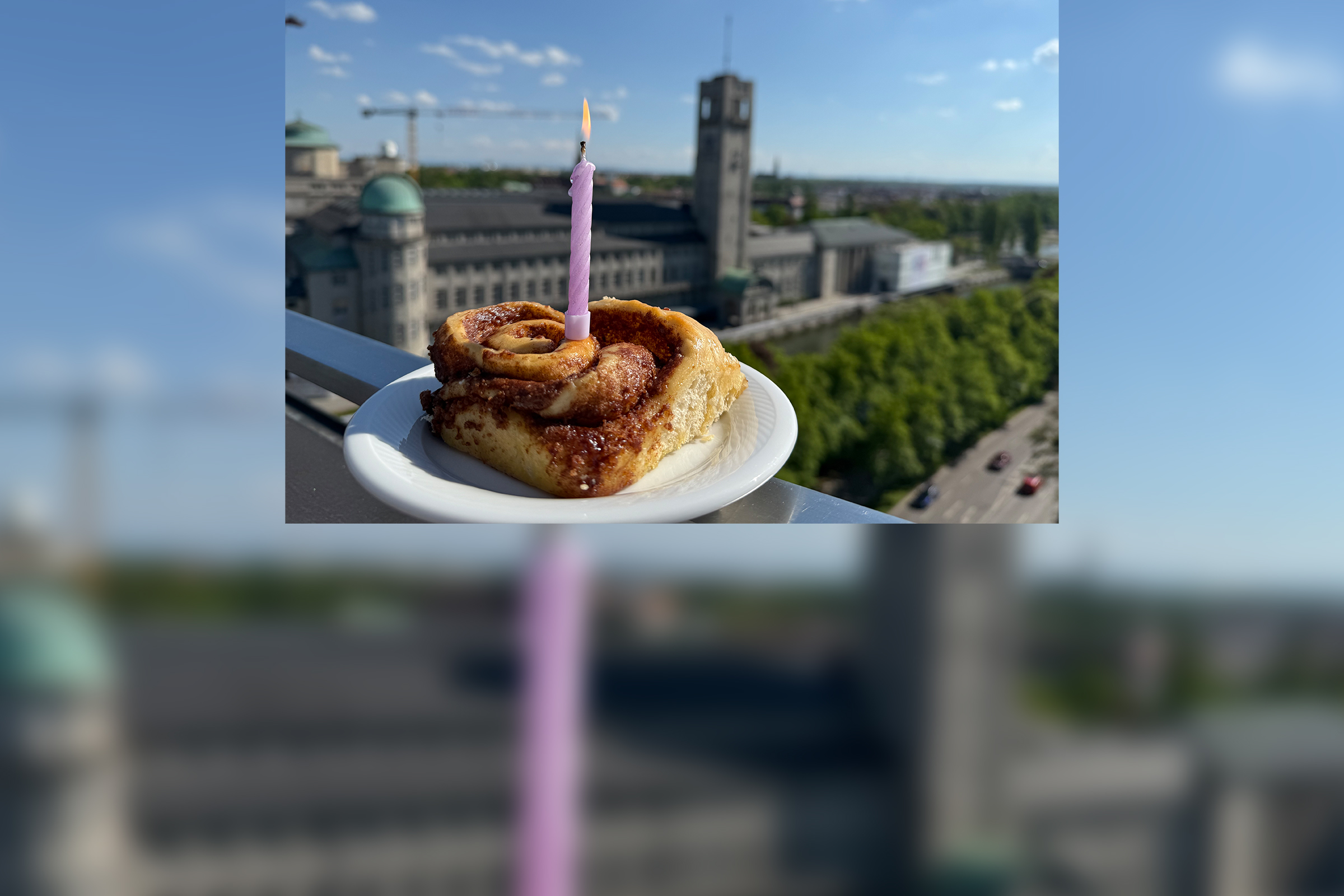 Blick auf DPMA und Deutsches Museum