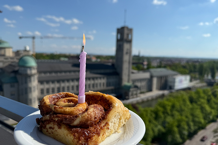 Blick auf DPMA und Deutsches Museum