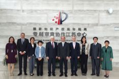 Director Chen Wei and the DPMA delegation at PECC Souzhou