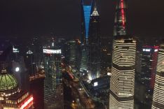 View from Oriental Pearl Tower in Shanghai