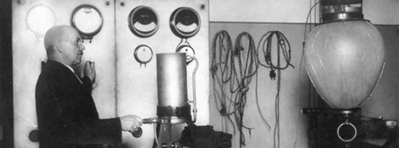 Historic image of a patent examiner