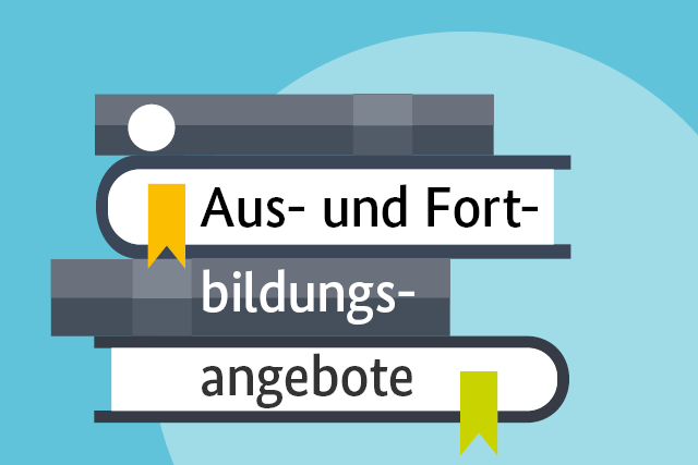 Bücher mit Text "Aus- und Fortbildungsangebote"