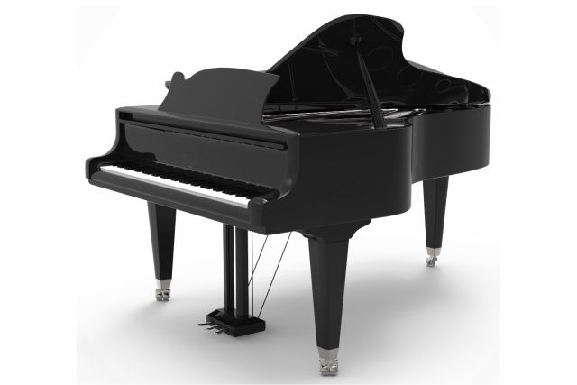 black piano
