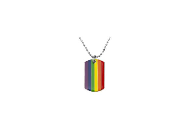 Rainbow jewelry pendant