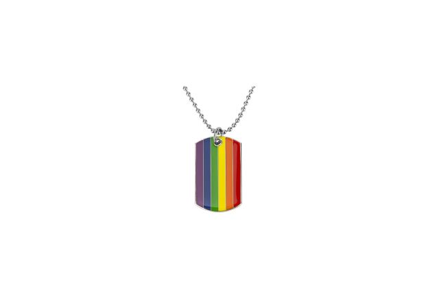 Rainbow jewelry pendant