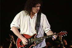 Brian May und seine selbstgebaute "Red Special"