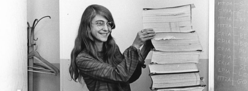 Margaret Hamilton und der Ausdruck der Software für die Apollo-11-Mission,, 1969