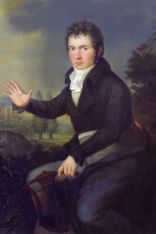 Beethoven 1804 porträtiert von Joseph Willibrord Maehler (im Wien Museum)