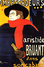 Werbeposter von Henri de Toulouse-Lautrec