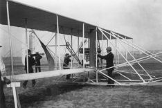 Orville Wright 1909 in Berlin-Tempelhof