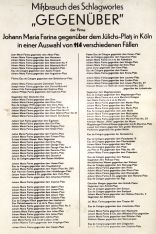 Farina warns against abuse of adress "gegenüber", 1925