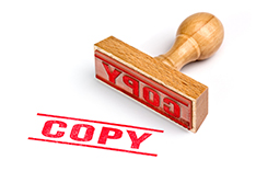 Stempel "Copy"
